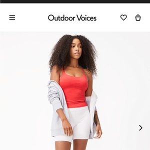 Outdoor voices tech sweat move free tank